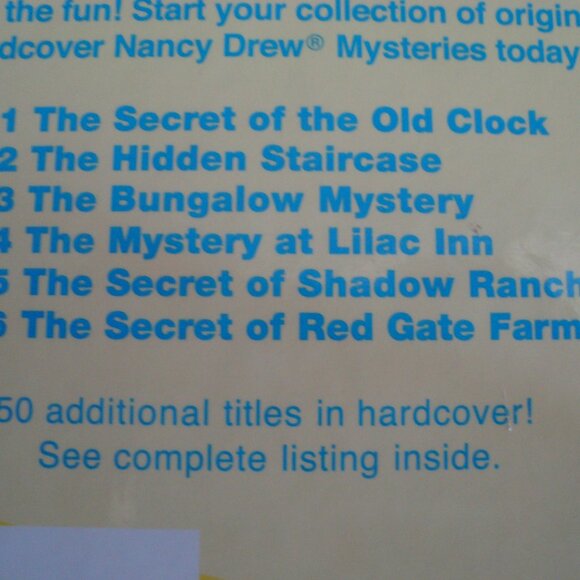 Vintage Nancy Drew The Secret of Shadow Ranch By Carolyn Keene Book 5 - Picture 4 of 4